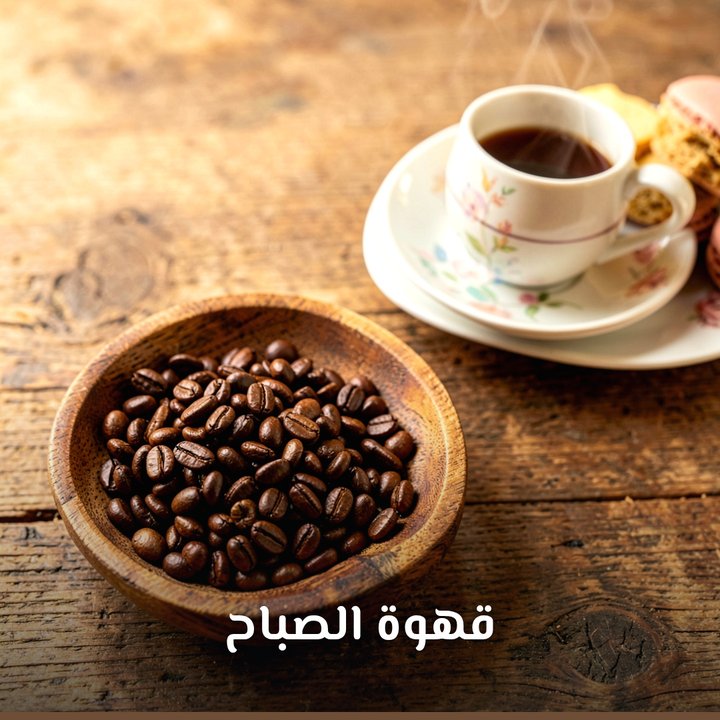 قالب تصميم فيه نص أسفل الصورة على تدرّج داكن — ينتبه له بالستوري